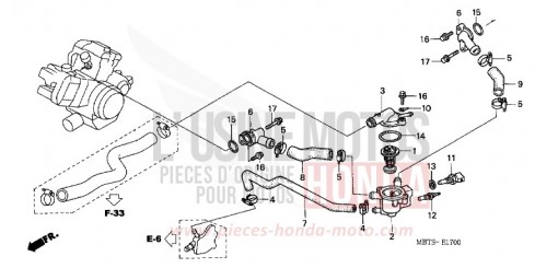 WATER PIPE XL1000V6 de 2006